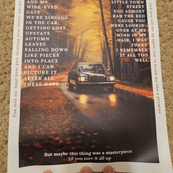 ๐5 for $25/Taylor Swift-Inspired Canvas Poster - Picture 2 of 2